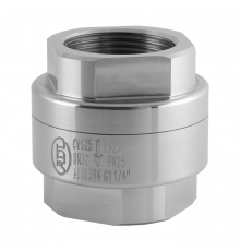 Клапан обратный ADL Гранлок CVS25.04.015.40 нерж. сталь304 ВР/ВР 1/2" РN40, Tmax=250°С