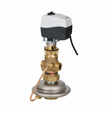Клапан регулирующий комбинированный Danfoss AVQM Ру25 15/12,5 /0,2 резьбовой, подающ./обрат. труб-д