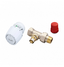 Комплект Danfoss из прямого клапана RTR-N DN 20 и термостата RTR 7090