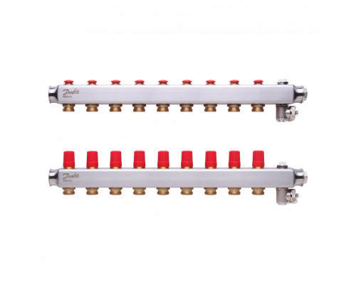 Комплект коллекторов Danfoss SSM-9 для 9 контуров