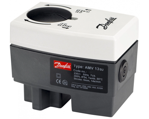Электропривод Danfoss AME 13 SU 24В 14с/мм 5,5мм 300Н