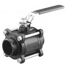 Кран шаровой полнопроходной Danfoss Х3444В Ду80 Ру63,с патрубками под приварку встык