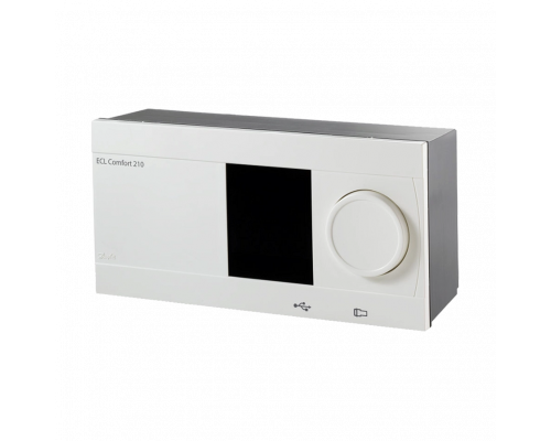 Регулятор температуры электронный Danfoss ECL Comfort 210 с ЖК-дисплеем