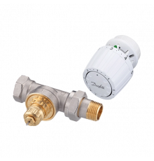 Комплект Danfoss из прямого клапана RTR-G DN 15 и термостата RTR 7090