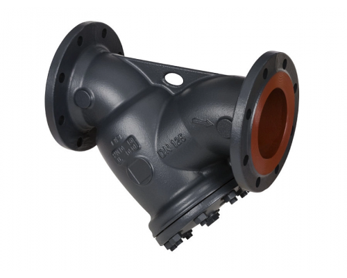 Фильтр сетчатый Danfoss FVF Ду150 Ру25 с пробкой фланцевый