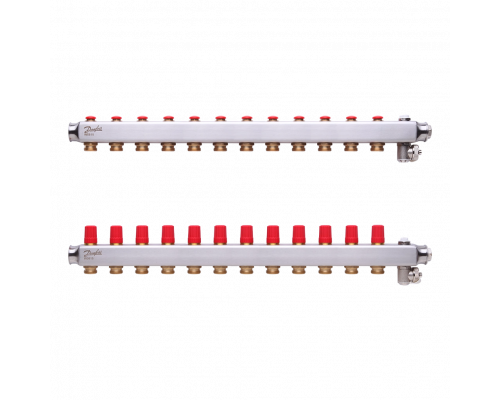 Комплект коллекторов Danfoss SSM-12 для 12 контуров