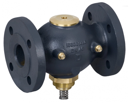 Клапан Danfoss VGF Ру25 50/25 2-ходовой, фланцевый, подающ. труб-д