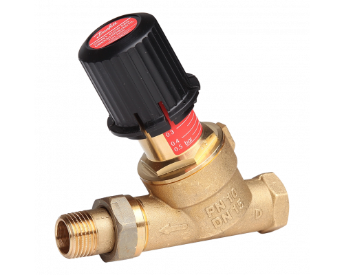 Регулятор перепуска прямой Danfoss AVDO 15мм, 1/2"