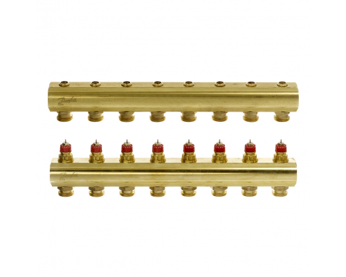 Комплект коллекторов Danfoss FHF-8 для 8 контуров