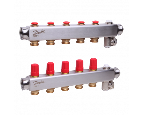 Комплект коллекторов Danfoss SSM-5 для 5 контуров