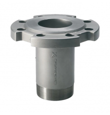 Переход с резьбы 3" на фланец DN80 PN16/PN40 нерж. Сталь