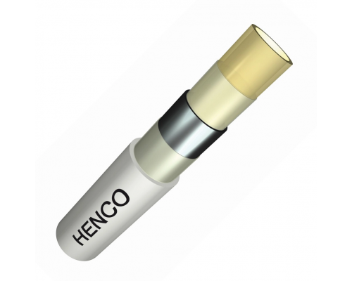Труба Henco Standard в красной гофре, 32x3,0