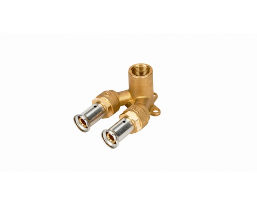 Водорозетка-пресс укороченная Henco ВР проходная 20x1/2"x20 (40 мм)