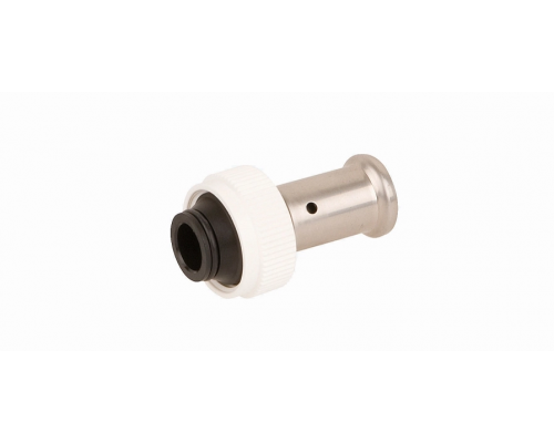 Пресс фитинг Henco 20x3/4"с накидной гайкой под евроконус белый