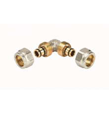 Угольник-обжим 90° Henco 20x20 с оловянным покрытием