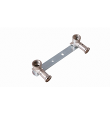 Водорозетка-пресс двойная Henco BP укороченная 16x1/2"x16x1/2" (153 мм)