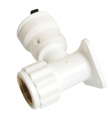 Водорозетка-пресс Henco ВР Vision 16x1/2" (56 мм) с черной заглушкой BP04 1/2"