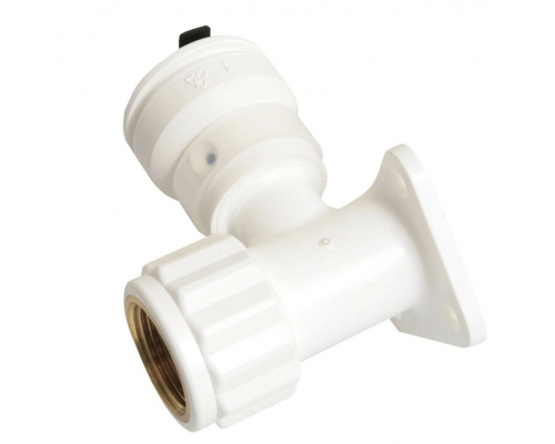 Водорозетка-пресс Henco ВР Vision 20x1/2" (56 мм) с черной заглушкой BP04 1/2"