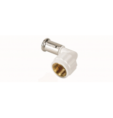 Угольник-пресс 90° Henco ВР 20x3/4" белого цвета
