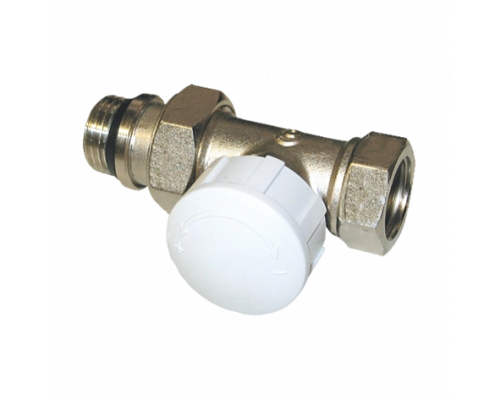 Клапан термостатический с преднастройкой Hoobs прямой ВР/ЕК 1/2"х1/2"