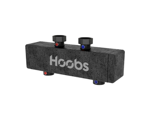 Разделитель гидравлический Hoobs DN 25 мм PN 6 бар 110°C 1½″ в теплоизоляции
