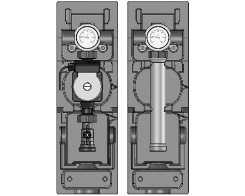 Насосная группа Meibes V-UK 1 1/4" с насосом Wilo Stratos Para 30/1-7