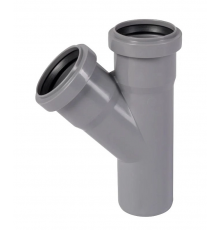 Тройник для внутренней канализации Ostendorf HTEA 50/50*45°