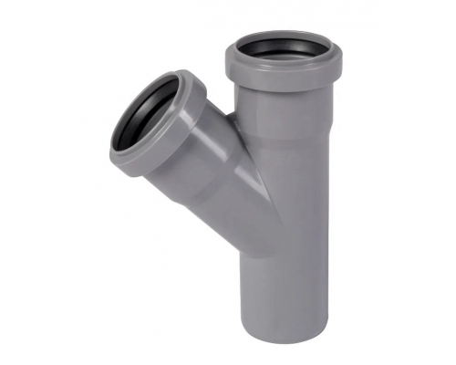 Тройник для внутренней канализации Ostendorf HTEA 50/50*45°