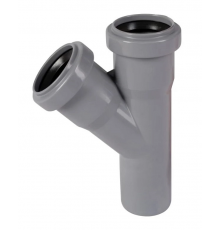Тройник для внутренней канализации Ostendorf HTEA 40/40*45°