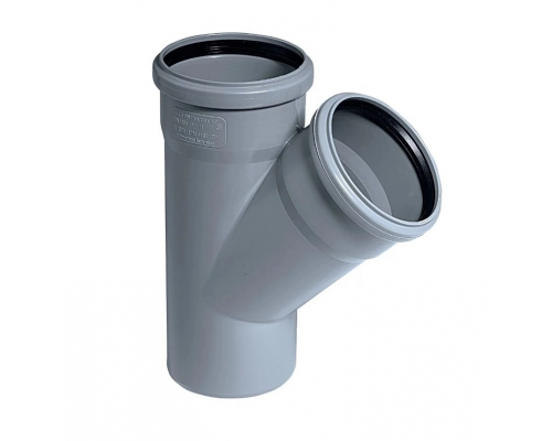 Тройник для внутренней канализации Ostendorf HTEA 110/110*45°