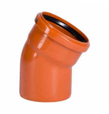 Отвод 30° PVC Ostendorf KGB D=160 мм L=105 мм