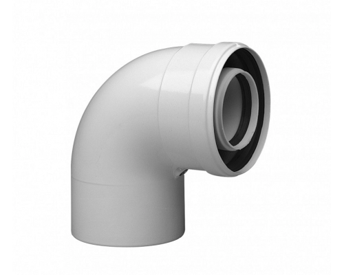 Отвод 90° Protherm DN 60/100 мм, алюминий