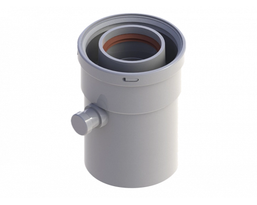 Комплект отвода конденсата Protherm DN 60/100 мм со шлангом и сифоном, алюминий