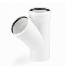 Тройник Rehau RAUPIANO plus Ø160/Ø110/45°