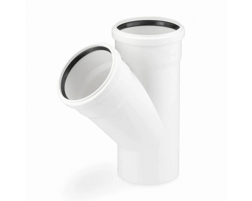 Тройник Rehau RAUPIANO plus Ø160/Ø110/45°