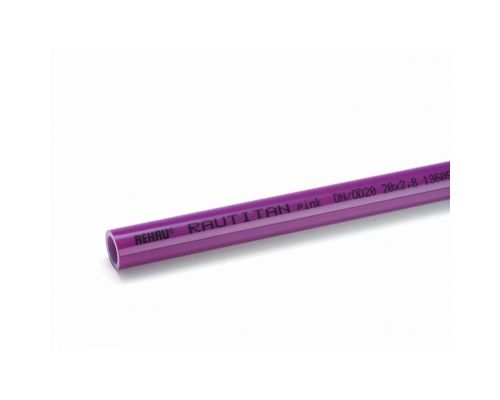 Труба для отопления RAUTITAN  pink 25х3,5 мм, бухта 50 м REHAU