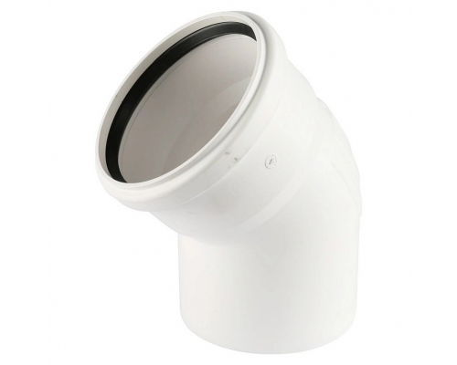 Отвод 45° Rehau RAUPIANO DN 110 мм