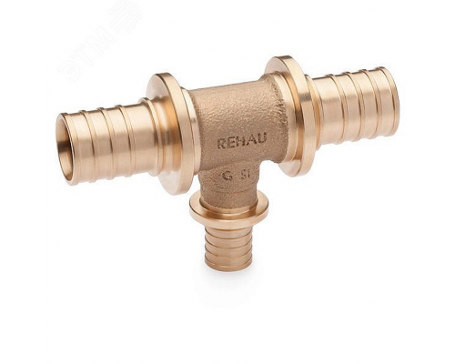 Тройник Rehau RAUTITAN platinum 25-16-25 мм RX+ с уменьшенным боковым проходом
