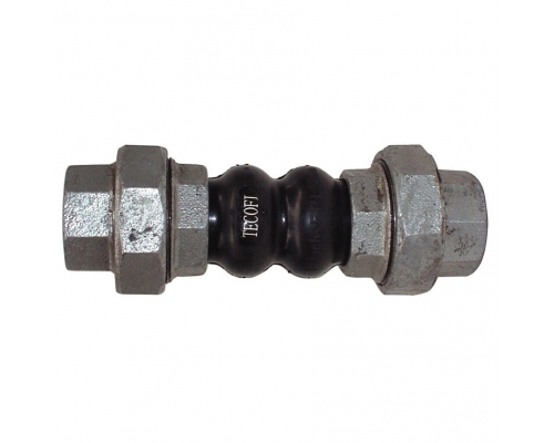 Компенсатор резиновый Tecofi DI7140N-0050 DN2" PN10 bar с нейлоновым кордом EPDM