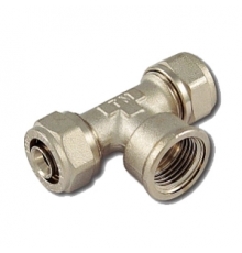 Тройник с внутренней резьбой Tiemme 26x3,0 - 3/4" - 26x3,0