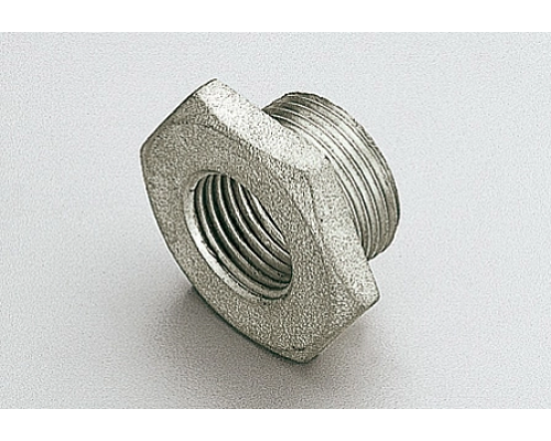 Переходный фитинг никелированный резьба наружная/внутренняя 1 1/2"x3/4" Tiemme