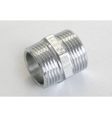 Ниппель хромированный резьба Н/Н 1 1/2"x1 1/2" Tiemme
