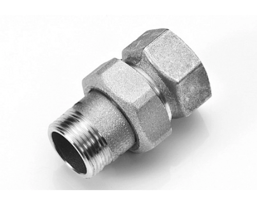 Муфта соединительная (американка) трехкомпонентная никелированная 1/2"x1/2" Tiemme