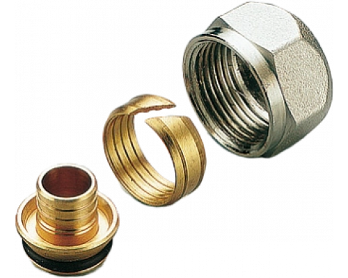 Евроконус Tiemme для трубы PE-X Ø 20 2,8 SU ATT. 3/4"(18) EUR