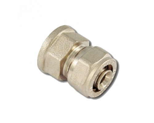 Переходник Tiemme с AL-PEX с внутренней резьбой 16x2,0 - 1/2"