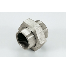 Муфта трехкомпонентная никелирированная с коническим уплотнением 3/4"x3/4" Tiemme