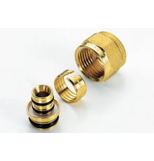 Адаптер для многослойных труб на соединения 1/2"x16 Tiemme