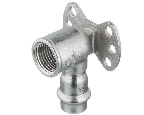 Пресс-водорозетка из нержавеющей стали Valtec 22х1/2