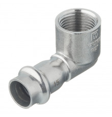 Пресс-угольник Valtec 90° 22х1/2" внутренний из нержавеющей стали