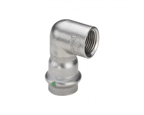 Угольник 90° Viega Sanpress Inox нержавеющая сталь 1/2"х18 мм